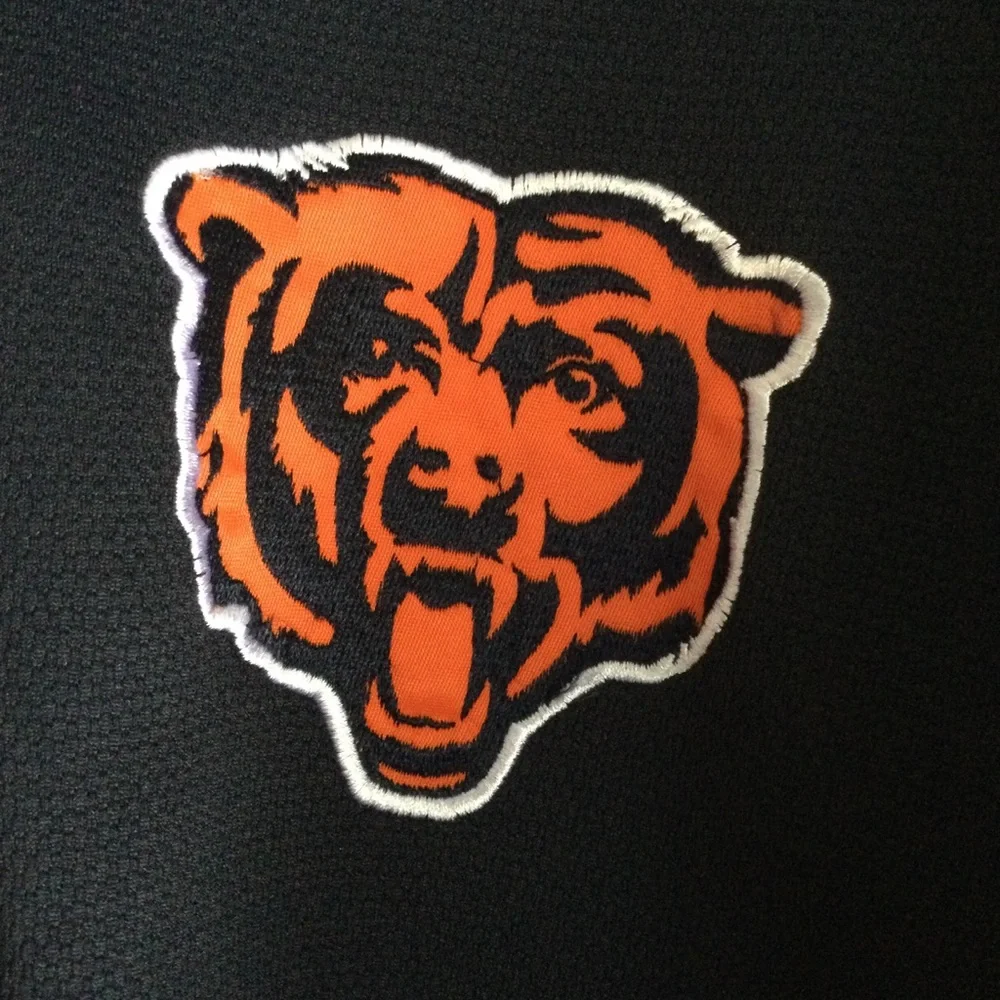 NFL Men’s Chicago Bears Football Fleece Zip Up Jacket Blue Sz XL